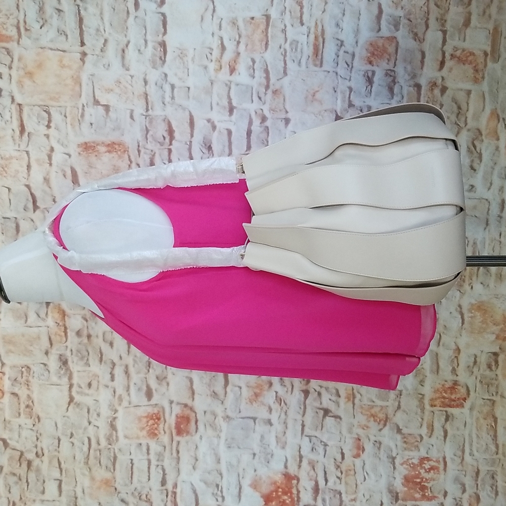 New Ulla Johnson Lotus Pleated Leather Bucket Bag - Picture 12 of 12